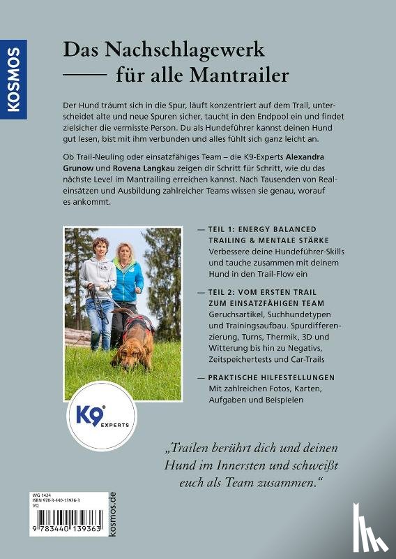 Grunow, Alexandra, Langkau, Rovena - Mantrailing - das Arbeitsbuch