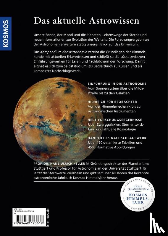 Keller, Hans-Ulrich - Kompendium der Astronomie