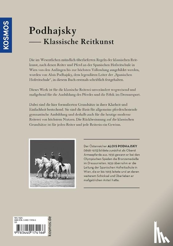 Podhajsky, Alois - Die klassische Reitkunst