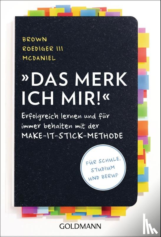 Brown, Peter C., Roediger III, Henry, McDaniel, Mark A. - Das merk ich mir!