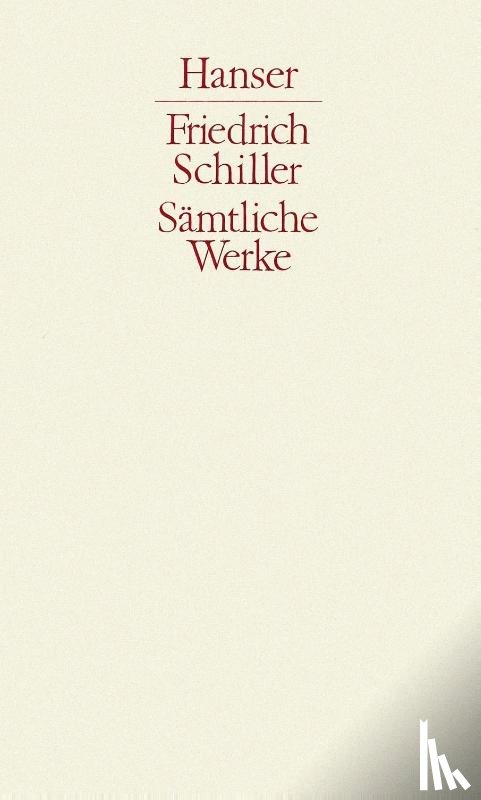 Schiller, Friedrich - Werke 3