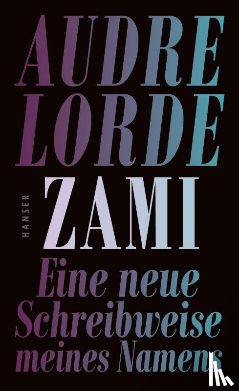 Lorde, Audre - Zami