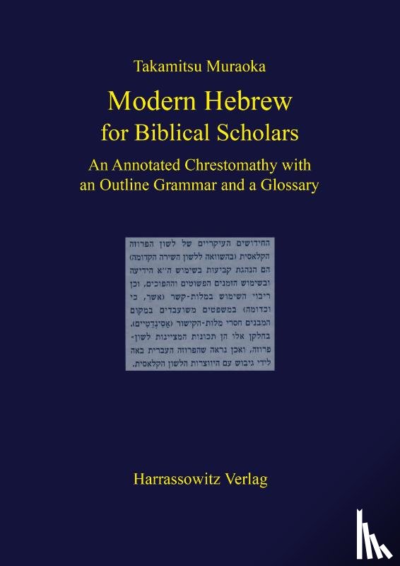 Muraoka, Takamitsu - Modern Hebrew for Biblical Scholars