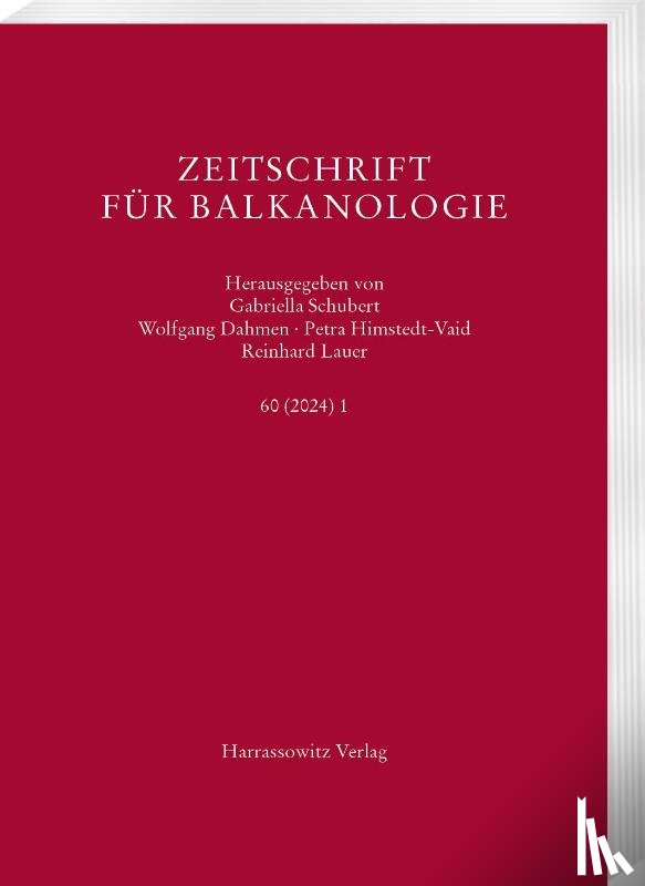 - Zeitschrift für Balkanologie 60 (2024) 1