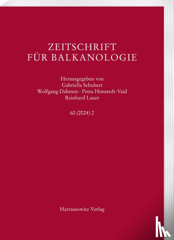  - Zeitschrift für Balkanologie 60 (2024) 2