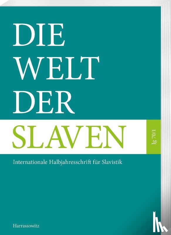  - Die Welt der Slaven 70 (2025) 1