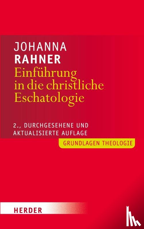 Rahner, Johanna - Einführung in die christliche Eschatologie