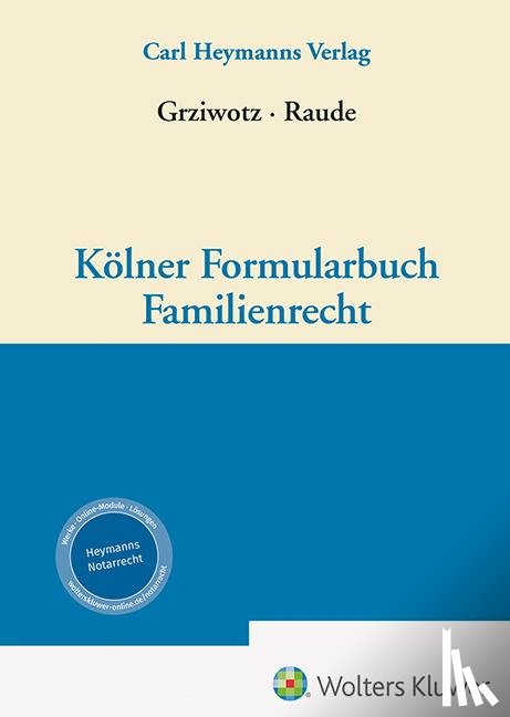  - Kölner Formularbuch Familienrecht