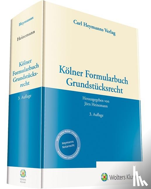  - Kölner Formularbuch Grundstücksrecht
