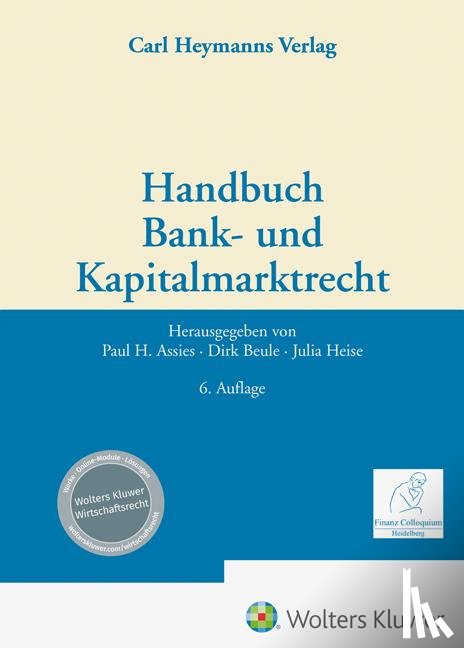  - Handbuch Bank- und Kapitalmarktrecht