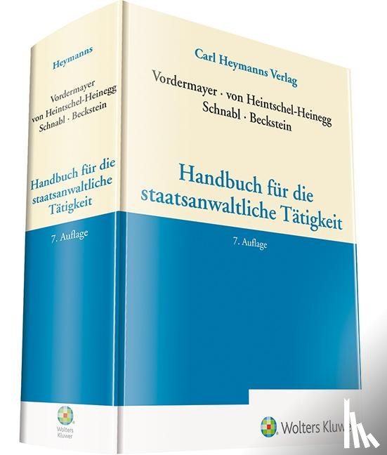  - Handbuch für die staatsanwaltliche Tätigkeit