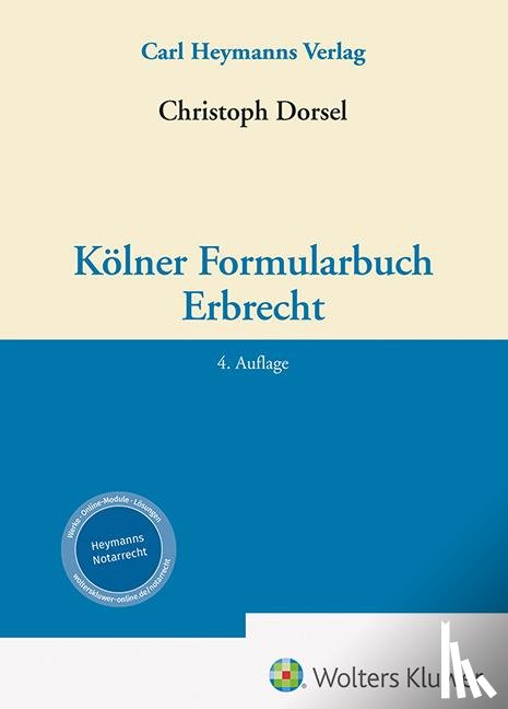  - Kölner Formularbuch Erbrecht