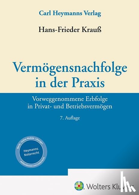 Krauß, Hans-Frieder - Vermögensnachfolge in der Praxis