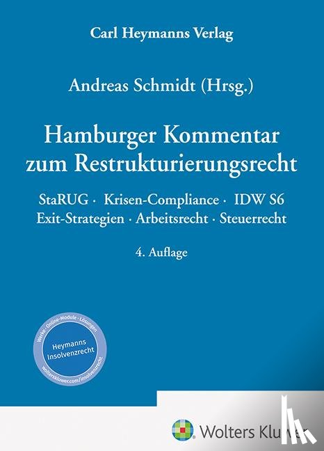  - Hamburger Kommentar zum Restrukturierungsrecht