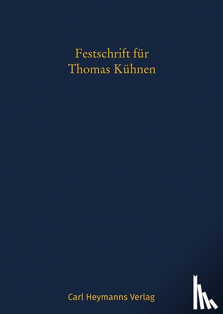  - Festschrift für Thomas Kühnen