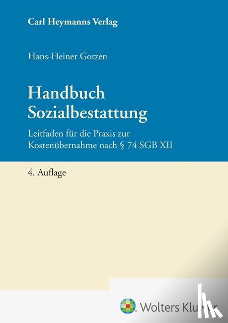 Gotzen, Hans-Heiner - Handbuch Sozialbestattung