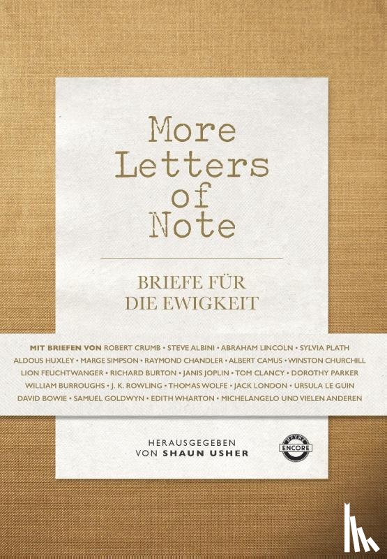  - More Letters of Note