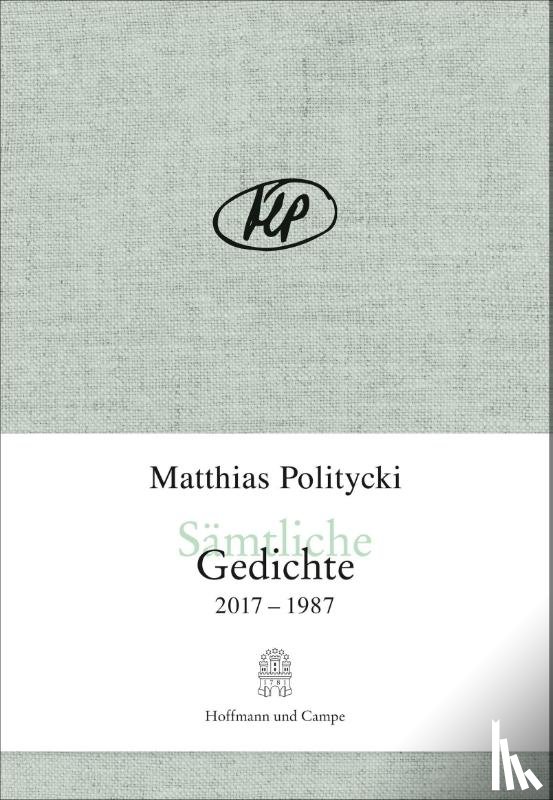 Politycki, Matthias - Sämtliche Gedichte