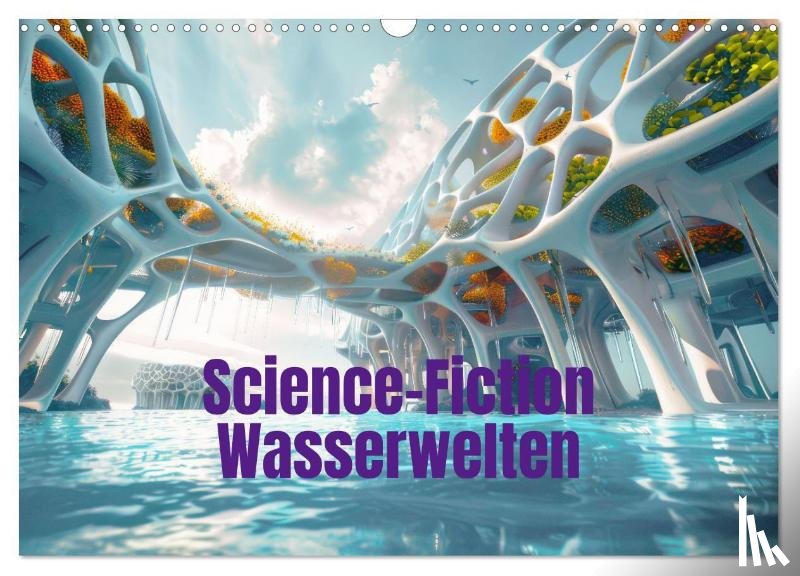Brunner-Klaus, Liselotte - Science-Fiction Wasserwelten (Wandkalender 2026 DIN A3 quer), CALVENDO Monatskalender