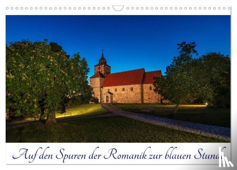 Graf, Uwe - Auf den Spuren der Romanik zur blauen Stunde (Wandkalender 2026 DIN A3 quer), CALVENDO Monatskalender