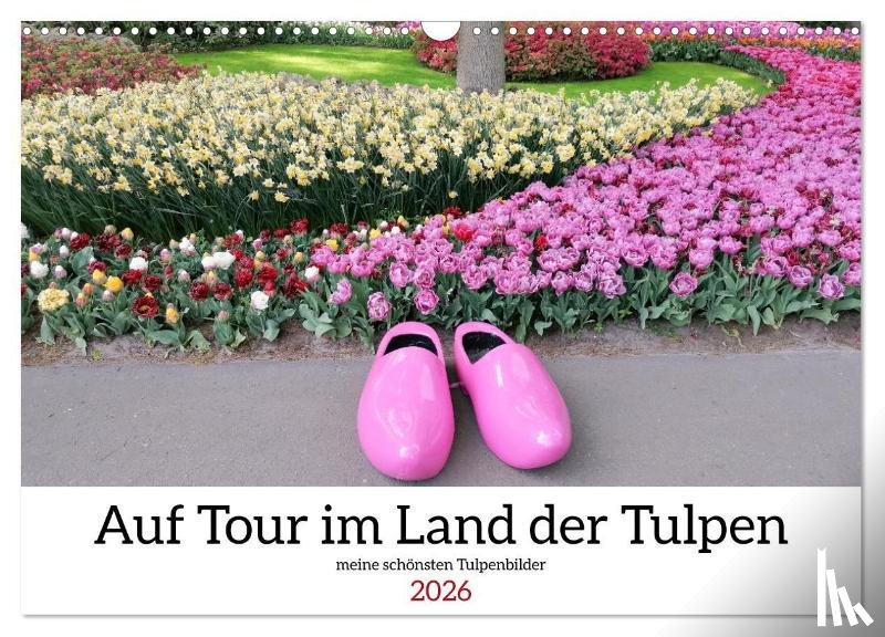 Glockenblume, Sarafina - Auf Tour im Land der Tulpen (Wandkalender 2026 DIN A3 quer), CALVENDO Monatskalender