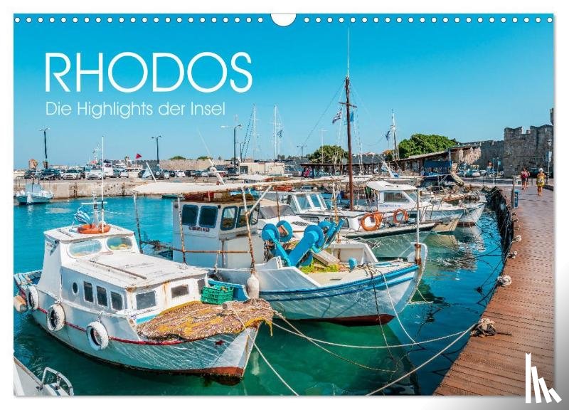 und Elisabeth Jastram, Thomas - Rhodos - Die Highlights der Insel (Wandkalender 2026 DIN A3 quer), CALVENDO Monatskalender