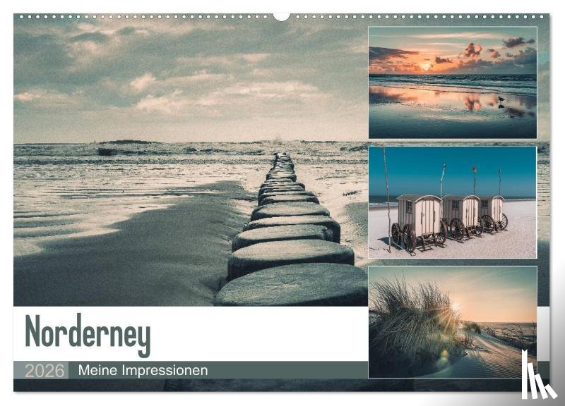 Peters, Steffen - Mein Jahr auf Norderney (Wandkalender 2026 DIN A2 quer), CALVENDO Monatskalender