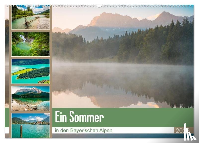 Wasilewski, Martin - Ein Sommer in den Bayerischen Alpen (Wandkalender 2026 DIN A2 quer), CALVENDO Monatskalender