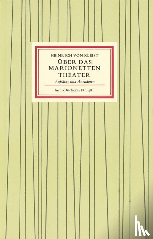 Kleist, Heinrich Von - Über das Marionettentheater