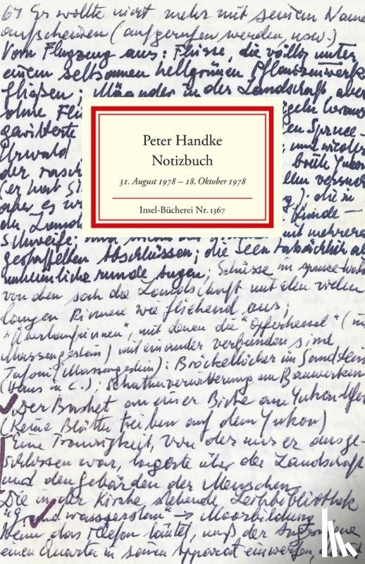 Handke, Peter - Notizbuch Nr. 4