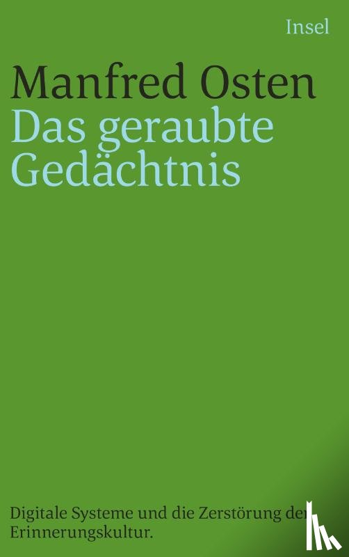 Osten, Manfred - Das geraubte Gedächtnis