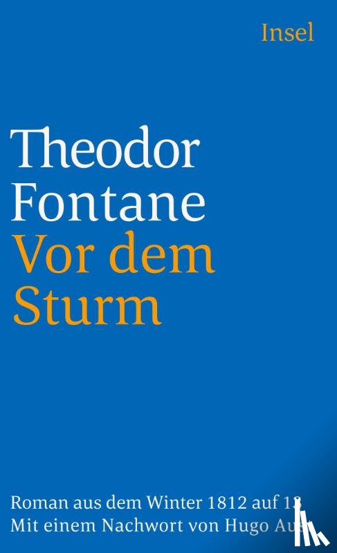Fontane, Theodor - Vor dem Sturm