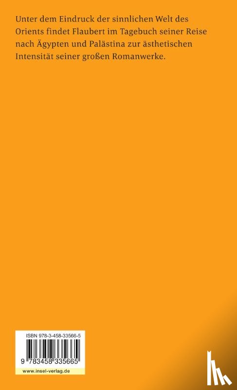 Flaubert, Gustave - Reise in den Orient