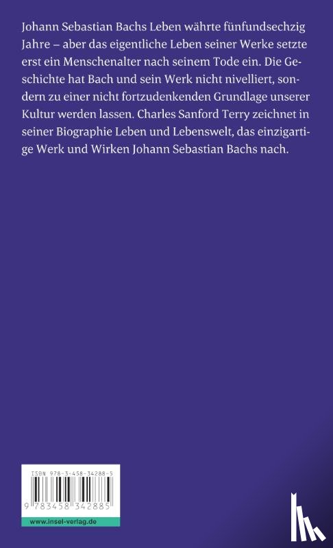 Terry, Charles Sanford - Johann Sebastian Bach