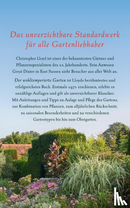 Lloyd, Christopher - Der wohltemperierte Garten