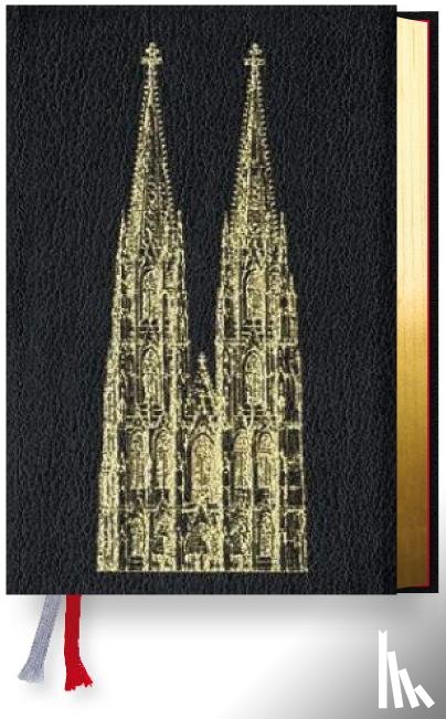  - Gotteslob Erzbistum Köln. Rindleder schwarz, Goldschnitt, Domprägung