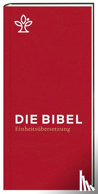  - Die Bibel. Taschenausgabe rot mit Reißverschluss.
