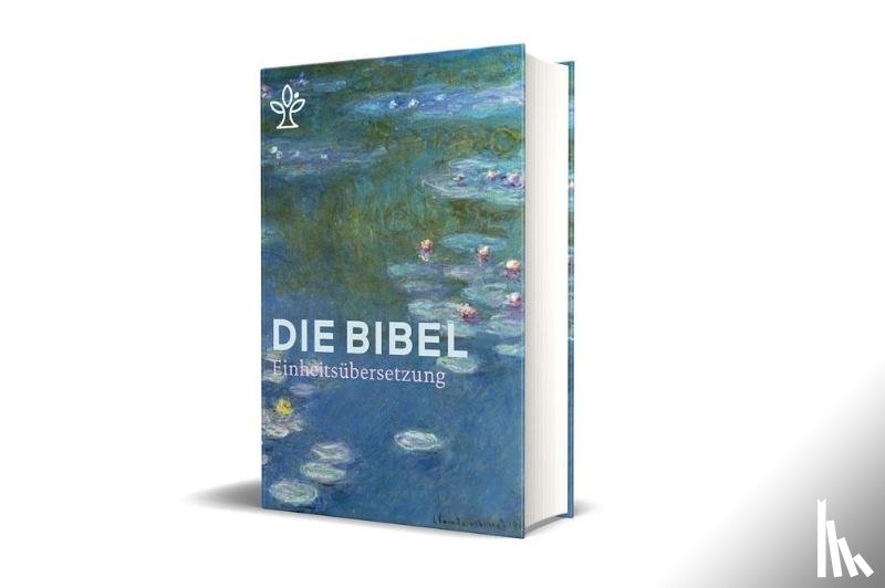  - Die Bibel mit Umschlagmotiv Seerosen von Claude Monet. Großdruck. Mit Familienchronik.