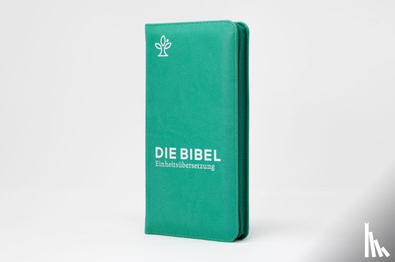  - Die Bibel. Taschenausgabe verde mit Reißverschluss