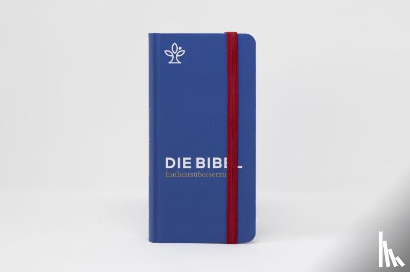  - Die Bibel. Taschenausgabe stripe mit roter loser Gummilitze