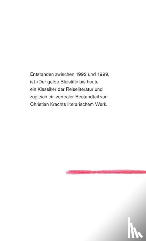 Kracht, Christian - Der gelbe Bleistift