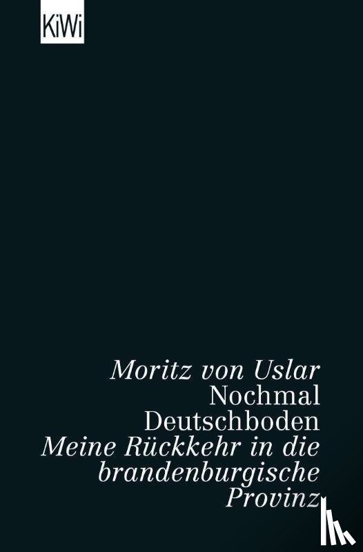 Uslar, Moritz von - Nochmal Deutschboden