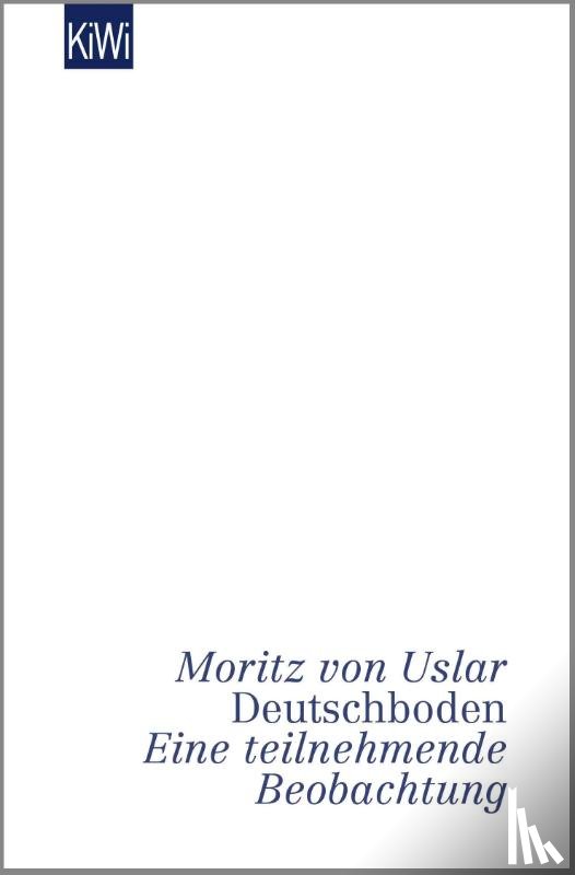 Uslar, Moritz von - Deutschboden