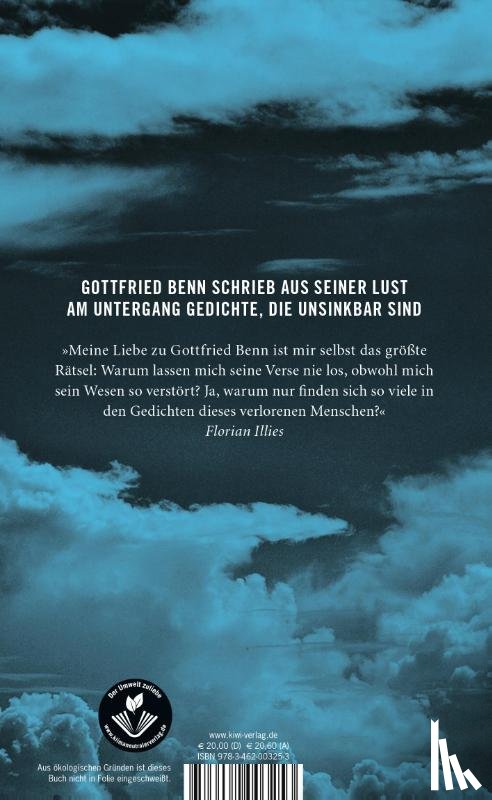 Illies, Florian - Florian Illies über Gottfried Benn