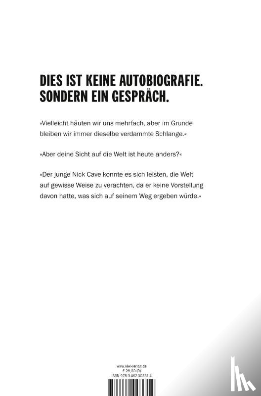 Cave, Nick, O'Hagan, Sean - Glaube, Hoffnung und Gemetzel