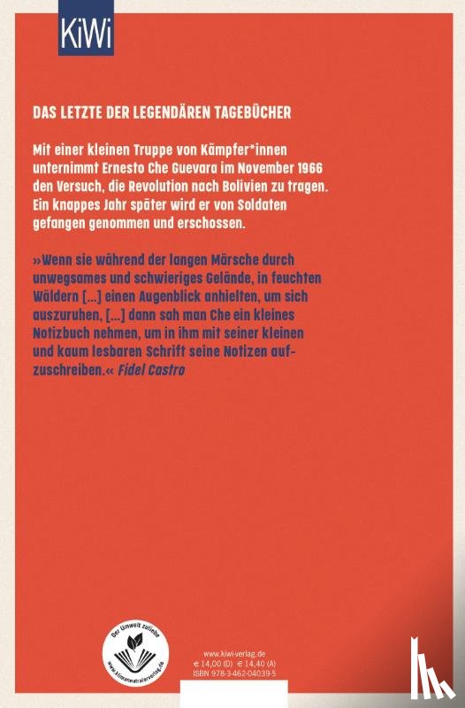 Guevara, Ernesto Che - Bolivianisches Tagebuch