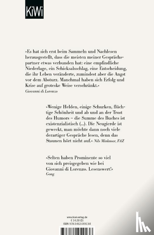 Di Lorenzo, Giovanni - Vom Aufstieg und anderen Niederlagen