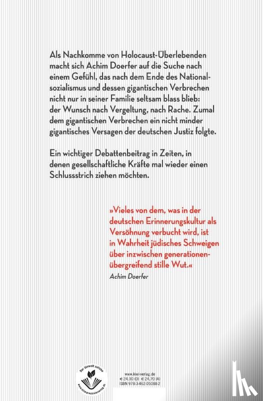 Doerfer, Achim - Irgendjemand musste die Täter ja bestrafen