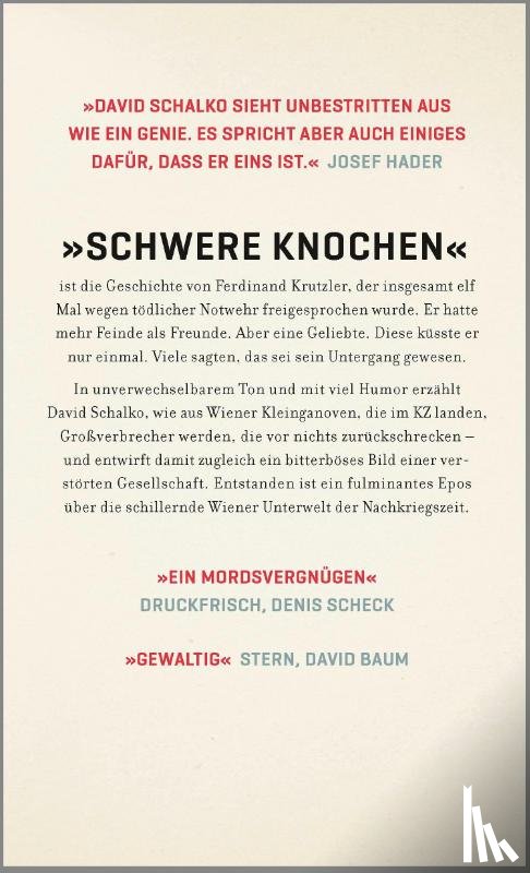 Schalko, David - Schwere Knochen
