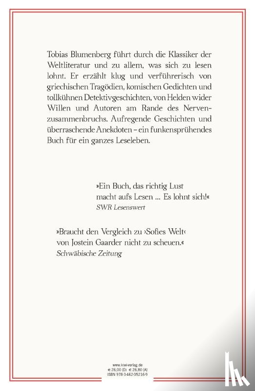 Blumenberg, Tobias - Der Lesebegleiter